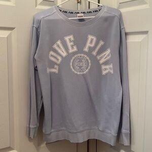 Light Blue Victoria's Secret Sweatshirt